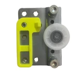 Sürgülü Gardırop İç Kapak Üst Pimli Teker SARI Hettich 10039 - 1