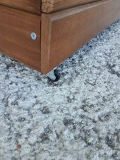 SAĞLAM LÜKS AHŞAP BAHÇE DOLABI (100x45x45) BUĞLEM AHŞAP BAHÇE SANDIĞI SEDİRİ - 6