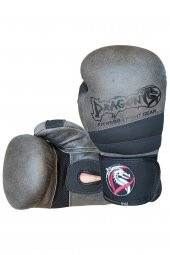 Dragon Antique Deri Kick Boks Eldiveni, Jel Bandaj ve Dişlik 3lü Set - 2
