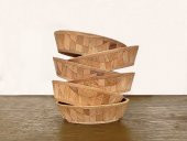 Shark Anatolia Ahşap Çerezlik Elips El Yapımı - 1