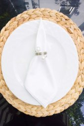 6 Adet Gümüş Galvaniz Kaplama Trio Steel İncili Peçete Yüzüğü thumbnail 3