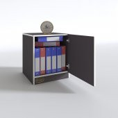 Kenzlife kapaklı mutfak dolabı melek29 gri 039x029x29 banyo ofis komodin (m) thumbnail 7