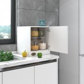 Kenzlife kapaklı mutfak dolabı melek29 byz 039x029x29 banyo ofis komodin (m) - 1