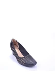 Gold Step 0370 Kadın Siyah 5 Cm Topuk Günlük Fileli Ayakkabı - 1