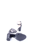 Goldstep 1601 Kadın 7,5 Cm Topuk Dantelli Tek Bant Sandalet thumbnail 9
