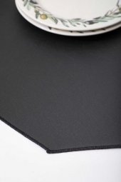 140X40 Deri Runner Siyah - 5