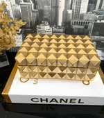 DEKORATİF TAKI KUTUSU GOLD RENKLİ - 2