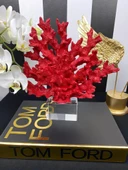 Kristal Kaideli Mercan Kırmızı - 1