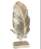DEKORATİF  TÜY YAPRAK GÜMÜŞ - 1