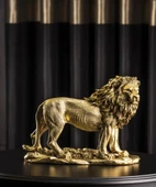 ASLAN FİGÜRÜ GOLD RENKLİ - 1