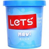 Lets Oyun Hamuru Tek Renk Mavi 115 GR L8440-3 - 1
