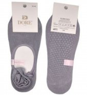 3 lü paket Kaydırmaz Taban Silikonlu Yoga  Pilates ve Spor Çorabı - 4