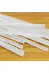 Aker Hediyelik Çubuk Silikon Mum 10 Adet Sıcak Çabuk Kuruyan Ince Kalın Silikon Mumu 7,2mm - 3