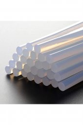 PASS 40 Adet Kalın Sıcak Silikon Mum Silikon Çubuk Silikon 11,3mmx30cm - 3