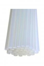 Akfix 10 Adet Kalın Mum Silikon Sıcak Silikon - 1