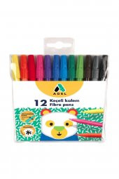 Adel Keçeli Kalem 12 Renk - 1