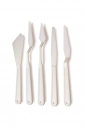 C&F-HOBBY Samur 5li Plastik Spatula Seti Sayılarla Boyama Seti - 1