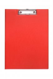 Medyen Sekreterlik Kapaklı Pvc A4 Kırmızı - 1