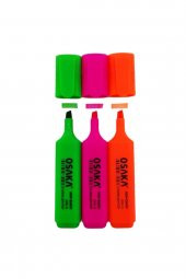 Osaka Neon Fosforlu Kalem 3lü Set - 1