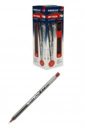 Pensan My-tech Tükenmez Kalem 25 Li Kırmızı 0,7 Mm ( 1 Paket 25 Adet ) - 1