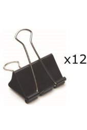 Linea Binder Clips Metal Kıskaç 32mm 12 Li Kutu - 1