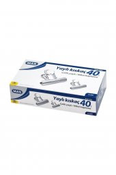 Mas Beyaz Metal Kıskaç (yaylı) 40 Mm - 2 Düzinelik - 1