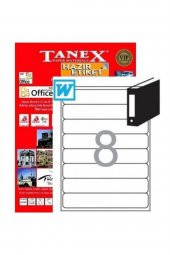 Tanex 192x34mm Lazer Etiket Tw-2108 - 1