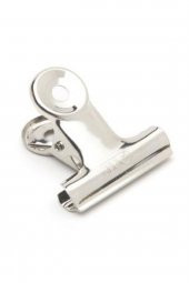 Mas Beyaz Metal Kıskaç (yaylı) 22 Mm., 2 Düzinelik Kutu - 1