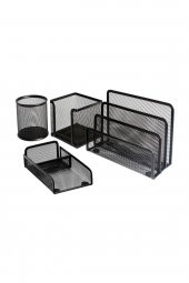 Bigpoint Metal Perfore 4lü Set Siyah - 1