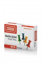 Cassa 8270 Harita Çivisi Renkli 20li Paket - 1