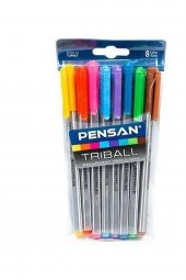 Pensan Tribal 8li + Yapışkanlı Kare Post-It 5 Adet - 2