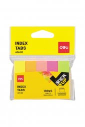 Deli Sticky Notes Index Tabs 5 Renk 100’lü A11402 - 1