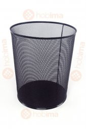 inox Glance Çöp Kovası File Metal Siyah - 1