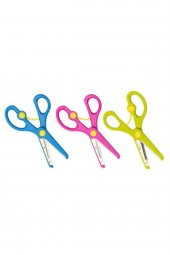 Balmira Plastik Gövde Korumalı Küt Uçlu Yaylı Çocuk Makası - 1