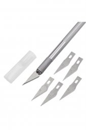 DESİGN Knife Tasarım Hobi Neşter Kretuar Bıçağı 5 Uç Yedekli Set - 1
