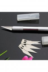Aksesdunya Neşter Kretuar Bıçağı - 5 Yedek Uç Hediyeli - 2