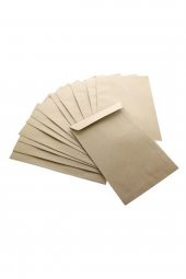 Asil 17x25 Cm Silikonlu 90 Gr Kraf Torba Zarf 100 Adet - 1