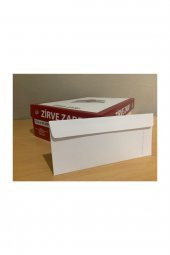 Zirve Zarf Diplomat Zarf 10,5x24 110 Gram Düz 1. Hamur Silikonlu 500 Adet - 1