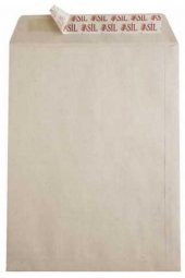 Yener-Asil Doğan Doğan 26x35 Kraf 90 Gr. 250 Adet Silikonlu Torba Zarf 0861 - 1