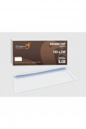 Zarfsan Diplomat Zarf Düz 10,5x24 Cm 90 Gram 1.hamur 50 Adet - 1