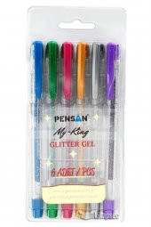 Pensan Simli Keçeli Fosforlu Kalem Seti - 3