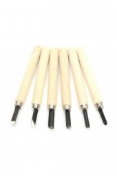 Conda Ahşap Ve Seramik Oyma Seti 6`lı H.s - 1