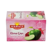 Günvit Elma Çayı Elmalı Çay 2Gr x 20 Adet Süzen Poşet Meyve Çayı - 4