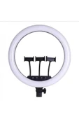 36 Cm Rgb Ring Light  Led Selfie Youtuber Tiktok Işığı 210 Cm Tripod Kumanda Hediyeli thumbnail 5