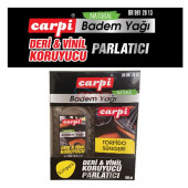 Carpi Deri Vinil Koruyucu Naturel Badem Yağı Parlatıcı Torpido Süngeri - 2