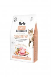 Brit Care Hindili ve Somonlu Tahılsız Yetişkin Kedi Maması 7 KG - 1