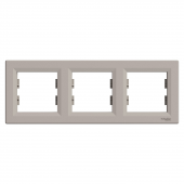 Schneider Asfora 3lü Yatay Çerçeve Bronz EPH5800369 - 1
