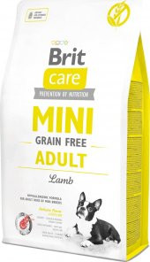 Brit Care Mini Tahılsız Kuzu Etli Küçük Irk Yetişkin Köpek Maması 2 KG - 1