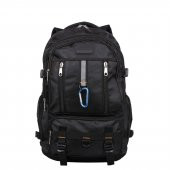 Bagacar IZDAG Siyah Siyah Seyahat Sırt Çantası 60 LT 17" Laptop Bölmeli - 2