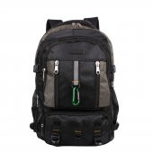 Bagacar IZDAG Kahve Siyah Seyahat Sırt Çantası 60 LT 17" Laptop Bölmeli - 3